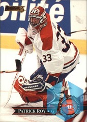 1995-96 Donruss Canadiens Hockey Card #338 Patrick Roy